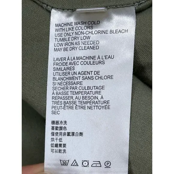 Anthropologie Quilted Bomber Jacket  size XS olive green worn on TV - Picture 10 of 11